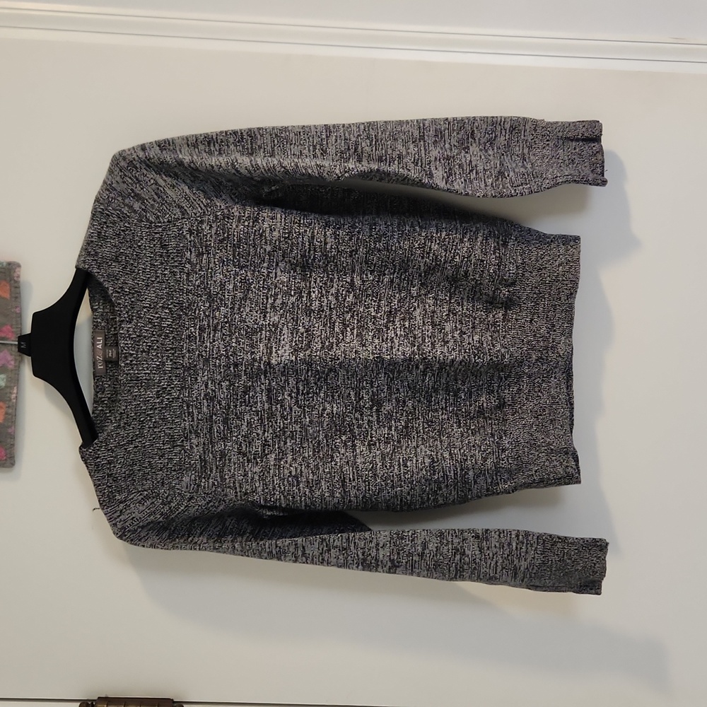 Roz and Ali grey sweater